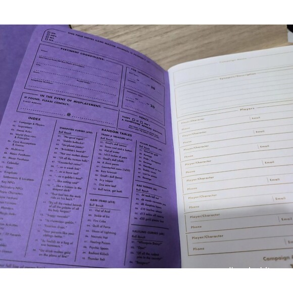 DnD Dice Set + Storage Box  Polyhedral Dice with Bonus Fantasy Art ~2 Field Bks - Picture 9 of 12